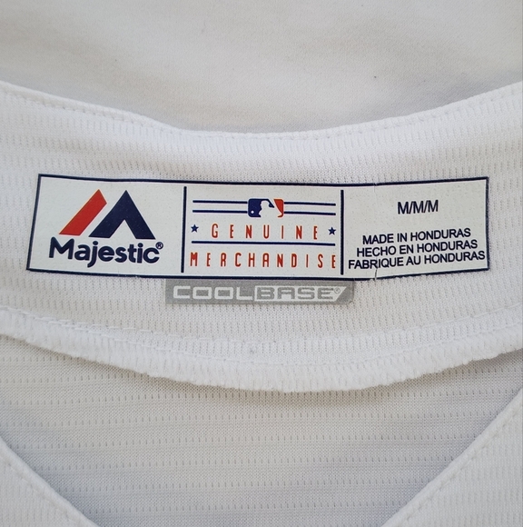 Majestic Blue Jays White Baseball Jersey, size Medium - Picture 12 of 14